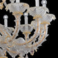 Vetreria Artistica Rosa Royal 24-Lights Crystal Gold Murano Glass Chandelier