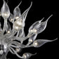 Vetreria Artistica Rosa Sospiro 32-Lights Pure Flamed Glass Chandelier
