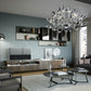 Vetreria Artistica Rosa Sospiro 32-Lights Pure Flamed Glass Chandelier
