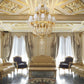Vetreria Artistica Rosa Stile Impero 18-Lights Crystal Gold Glass Chandelier