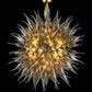 Vetreria Artistica Rosa Tramonto 109-Lights Gold Smoky Flame Glass Chandelier