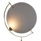 Vonn Lighting Como 60" Antique Brass Integrated LED Floor Lamp With Silver Shade