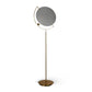 Vonn Lighting Como 60" Antique Brass Integrated LED Floor Lamp With Silver Shade