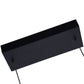 Vonn Lighting Milano 39" 6-Light Black Integrated LED Linear Chandelier With Clear Acrylic Shades