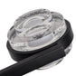 Vonn Lighting Milano 39" 6-Light Black Integrated LED Linear Chandelier With Clear Acrylic Shades