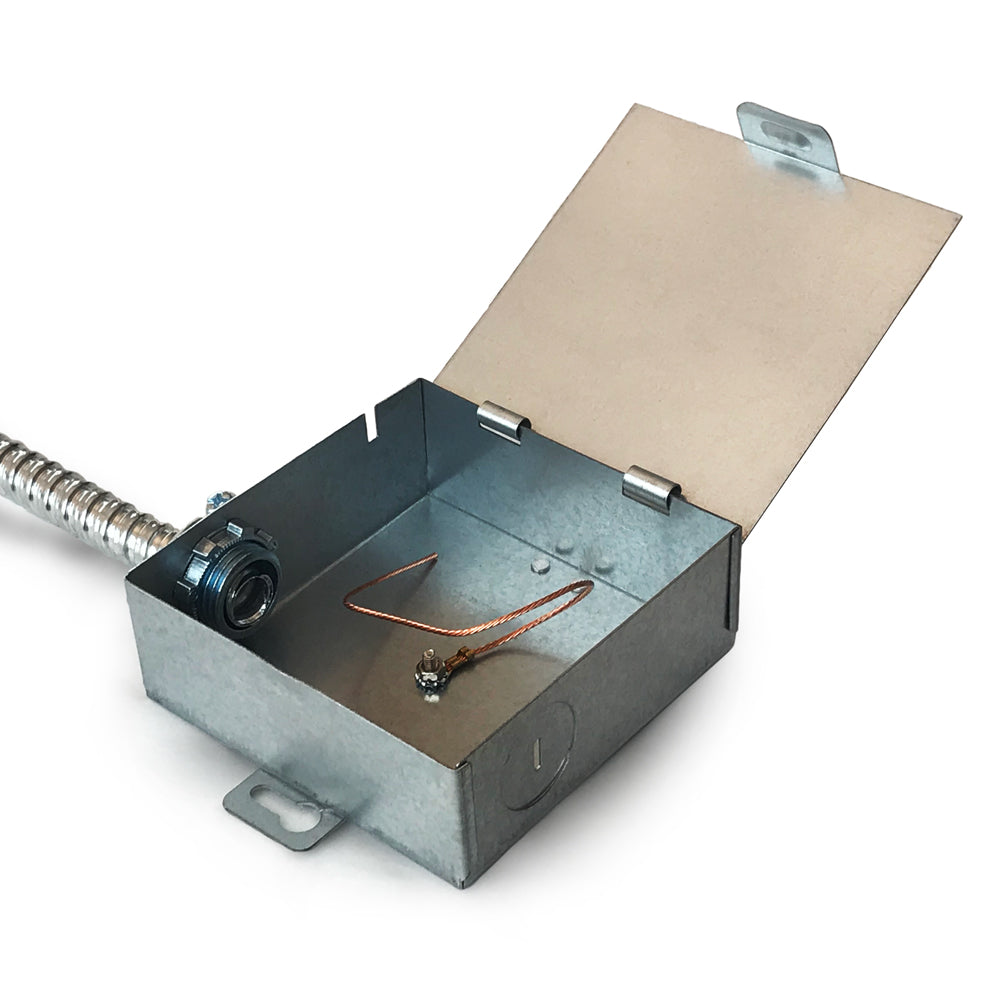 Vonn Lighting Node 3" Antique Brass Integrated LED Round Fixed Surface Mount Downlight