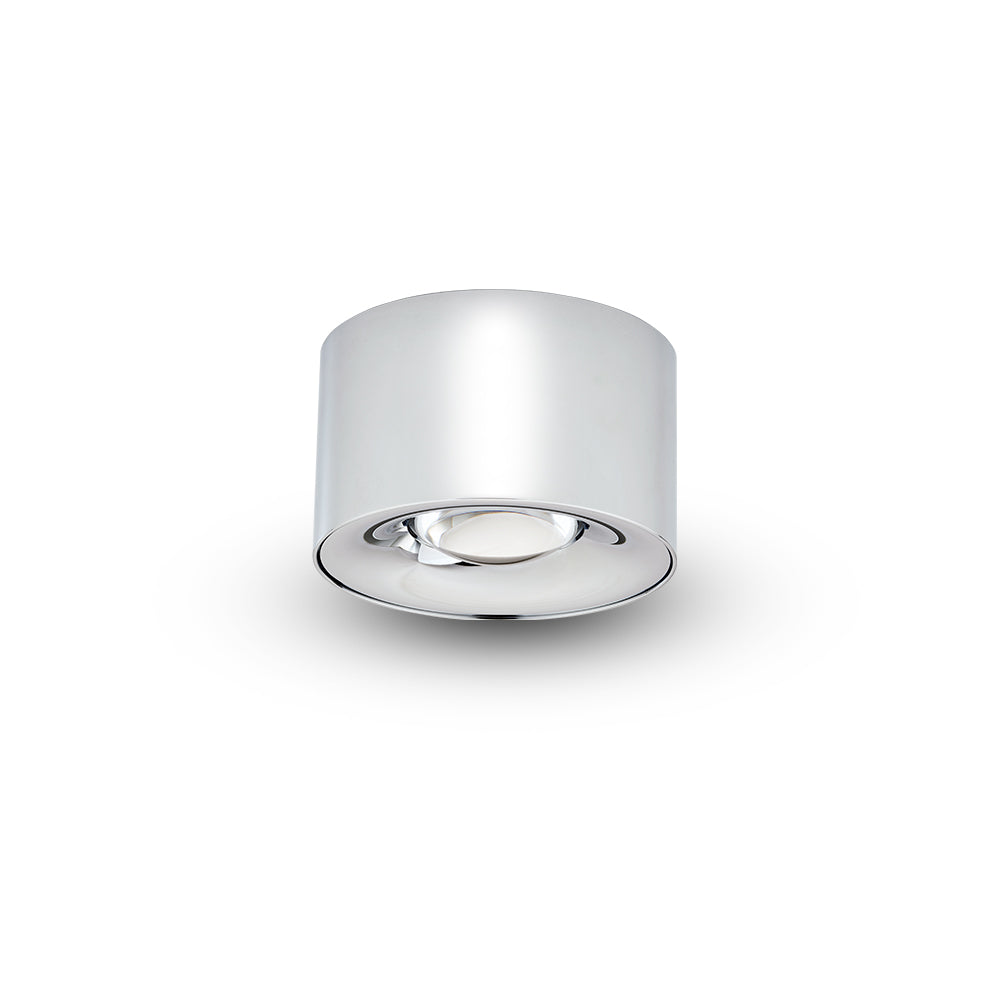 Vonn Lighting Node 3" Chrome Integrated LED Round Fixed Semi-Flush Mount Downlight