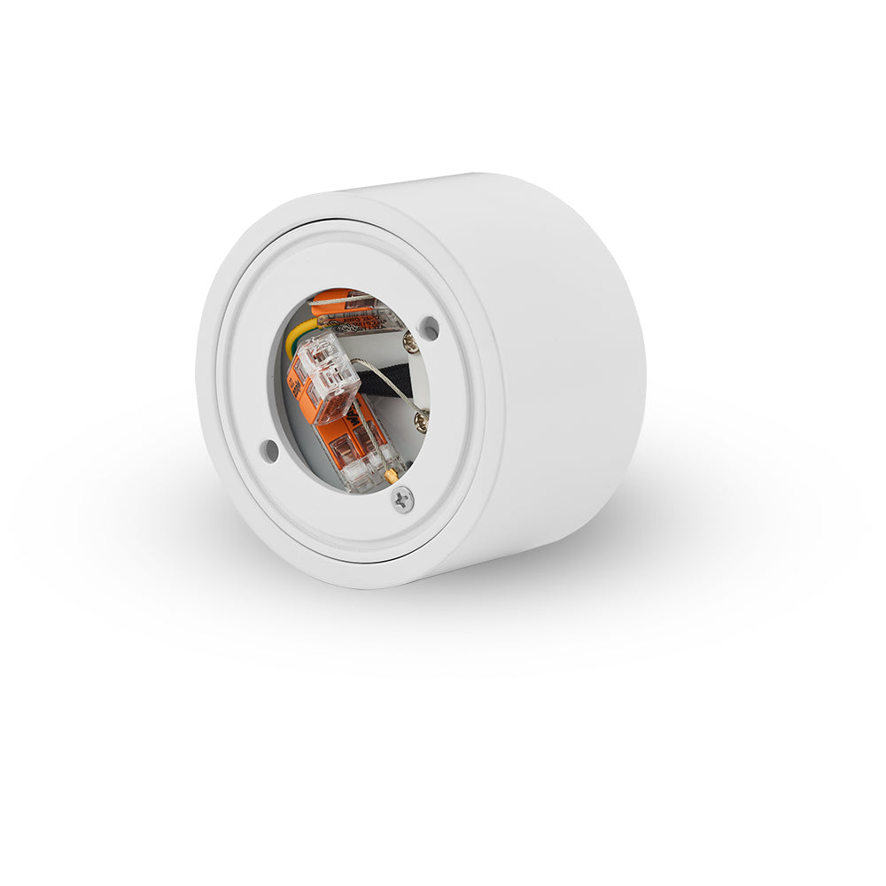 Vonn Lighting Node 3" White Integrated LED Round Fixed Surface Mount Downlight