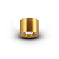 Vonn Lighting Node 4" Antique Brass Integrated LED Round Fixed Surface Mount Downlight