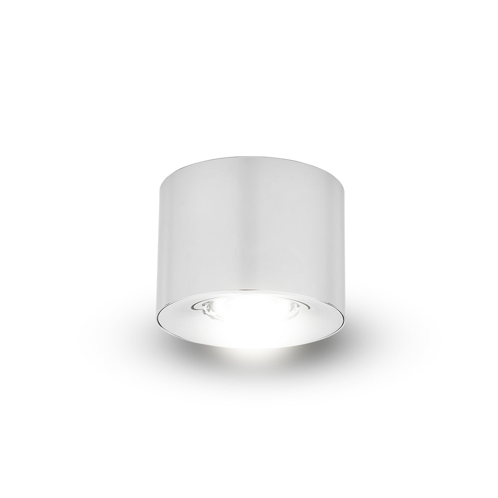 Vonn Lighting Node 4" Chrome Integrated LED Round Fixed Surface Mount Downlight