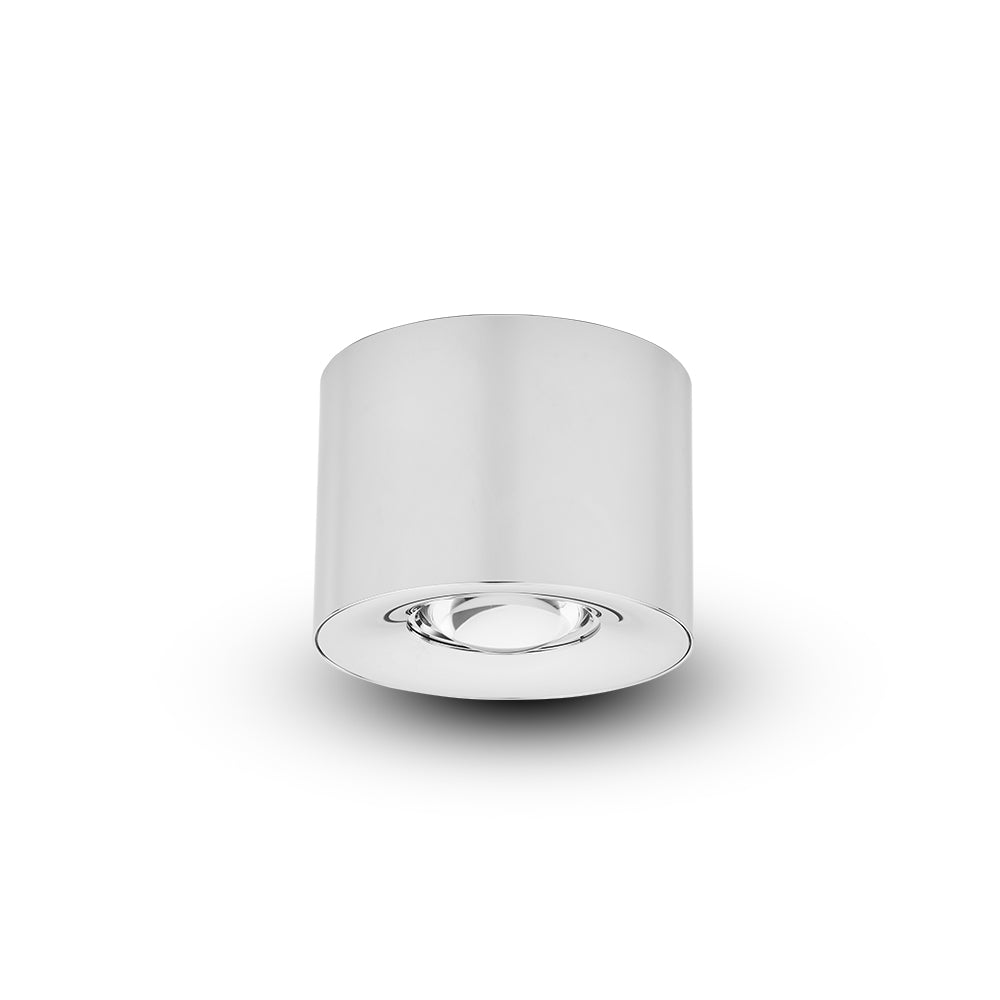 Vonn Lighting Node 4" Chrome Integrated LED Round Fixed Surface Mount Downlight