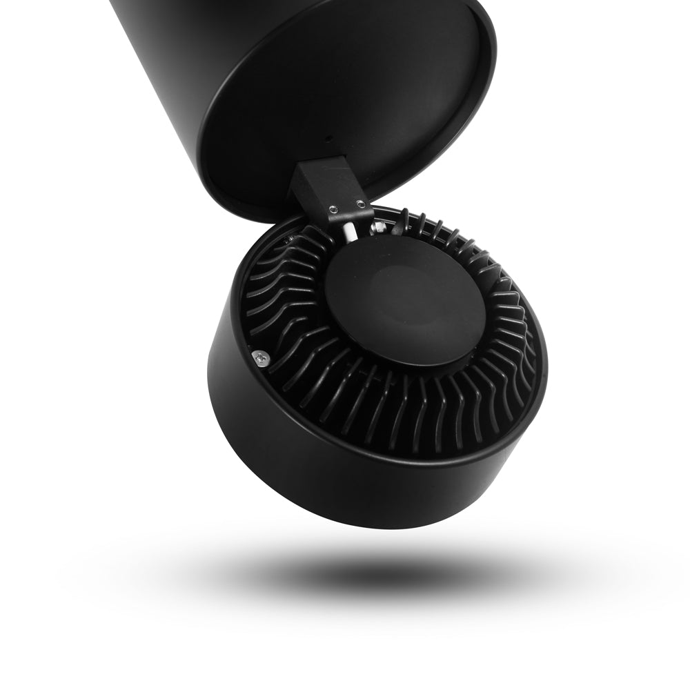Vonn Lighting Orbit 4" Black Integrated LED Adjustable Surface Mount Downlight