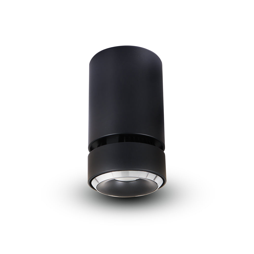 Vonn Lighting Orbit 4" Black Integrated LED Adjustable Surface Mount Downlight