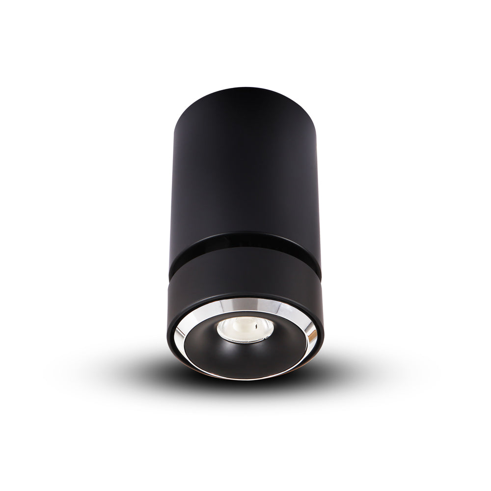 Vonn Lighting Orbit 4" Black Integrated LED Adjustable Surface Mount Downlight