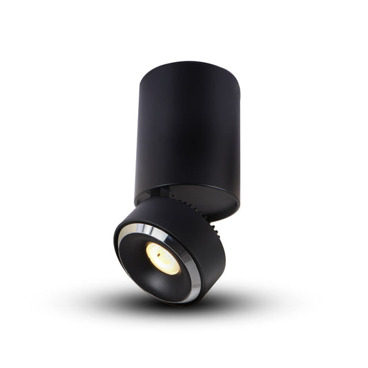 Vonn Lighting Orbit 4" Black Integrated LED Adjustable Surface Mount Downlight