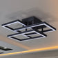 Vonn Lighting Radium 28" Black Integrated LED Rectangular Semi-Flush Mount