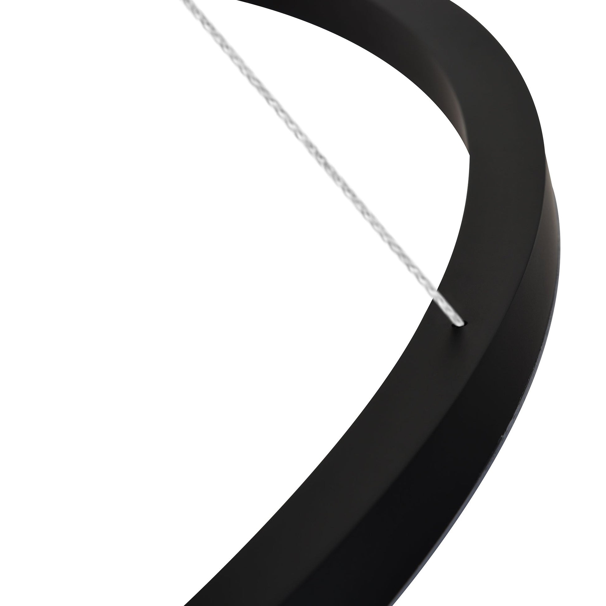Vonn Lighting Tania 39" Black Integrated LED Round Chandelier With Acrylic Shade