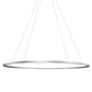 Vonn Lighting Tania 60" Silver Integrated LED Round Chandelier With Acrylic Shade