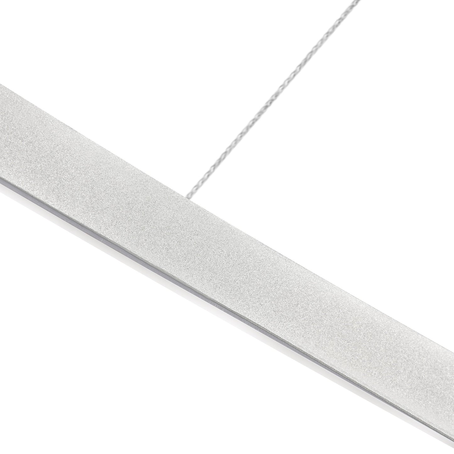 Vonn Lighting Tania 60" Silver Integrated LED Round Chandelier With Acrylic Shade