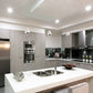 Vonn Lighting Venezia 4" Polished Chrome Integrated LED Round Pendant With Clear Glass Shade