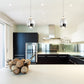 Vonn Lighting Venezia 4" Polished Chrome Integrated LED Round Pendant With Clear Glass Shade