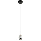 Vonn Lighting Venezia 4" Polished Chrome Integrated LED Round Pendant With Clear Glass Shade