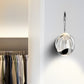 Vonn Lighting Venezia 5" Polished Chrome Integrated LED Round Wall Sconce With Clear Glass Shade