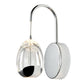 Vonn Lighting Venezia 5" Polished Chrome Integrated LED Round Wall Sconce With Clear Glass Shade