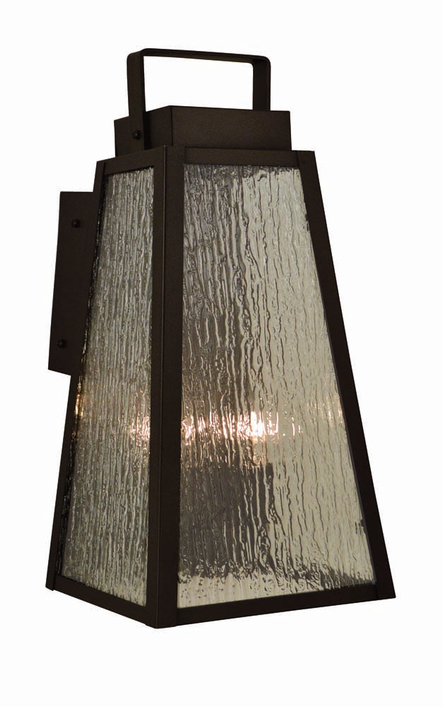 Arroyo Craftsman Wellesley 12 1/2" Antique Brass High Wall Mount With Aerolite Glass