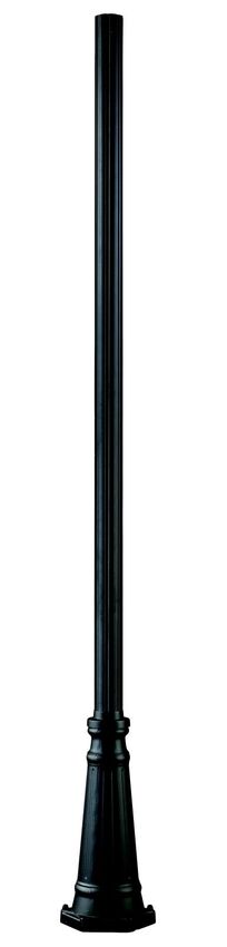 Z-Lite 10" W x 96" H Black Aluminum Outdoor Post and Hardware