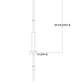 Z-Lite 12" Black Aluminum Outdoor Post