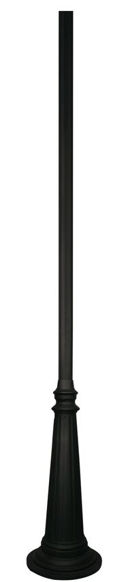 Z-Lite 17" W x 122" H Black Aluminum Outdoor Post and Hardware