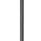 Z-Lite 3" W x 121" H Black Aluminum Outdoor Post and Hardware