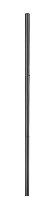 Z-Lite 3" W x 121" H Black Aluminum Outdoor Post and Hardware