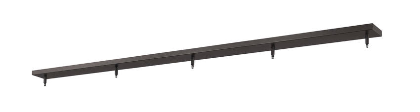 Z-Lite 5" Multi Point Canopy Bronze Steel 5-Light Ceiling Plate