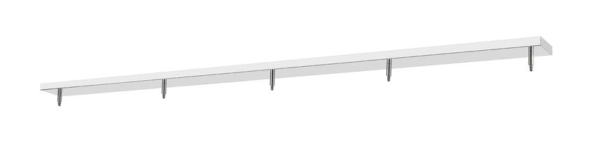 Z-Lite 5" Multi Point Chrome Steel 5-Light Ceiling Plate