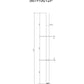 Z-Lite 5012P-BK 9" W x 76" H Black Aluminum Outdoor Post and Hardware