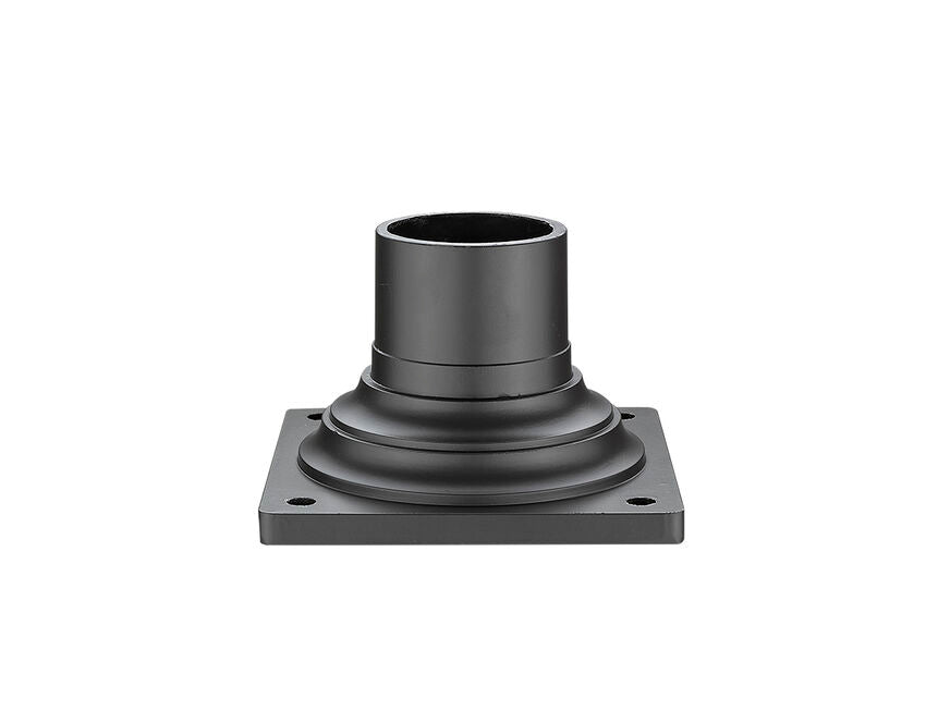 Z-Lite 6" W x 4" H Outdoor Rubbed Bronze Aluminum Outdoor Pier Mount Post and Hardware