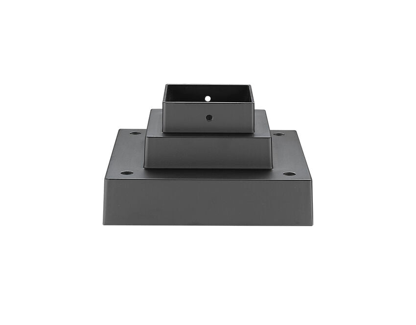 Z-Lite 7" W x 4" H Outdoor Rubbed Bronze Aluminum Outdoor Pier Mount Post and Hardware