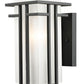Z-Lite Abbey 5" 1-Light Outdoor Rubbed Bronze Outdoor Wall Sconce With Matte Opal Glass Shade