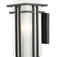 Z-Lite Abbey 7" 1-Light Outdoor Rubbed Bronze Outdoor Wall Sconce With Matte Opal Glass Shade