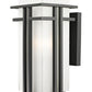 Z-Lite Abbey 8" 1-Light Outdoor Rubbed Bronze Outdoor Wall Sconce With Matte Opal Glass Shade