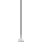 Z-Lite Aimie 1-Light Candelabra Bulb Base Brushed Nickel Steel Frame Feathered White Glass Shade Pendant Light
