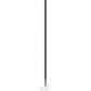 Z-Lite Aimie 1-Light Candelabra Bulb Base Brushed Nickel Steel Frame Feathered White Glass Shade Pendant Light