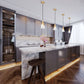 Z-Lite Aimie 1-Light Candelabra Bulb Base Modern Gold Steel Frame Feathered White Glass Shade Pendant Light
