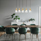 Z-Lite Aimie 5-Light Candelabra Bulb Base Modern Gold Steel Frame Feathered Whitel Glass Shade Linear Chandelier