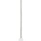 Z-Lite Aimie 7" 1-Light Candelabra Bulb Base Brushed Nickel Steel Frame Feathered White Glass Shade Pendant Light