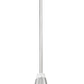 Z-Lite Aimie 7" 1-Light Candelabra Bulb Base Brushed Nickel Steel Frame White Swirl Glass Shade Pendant Light