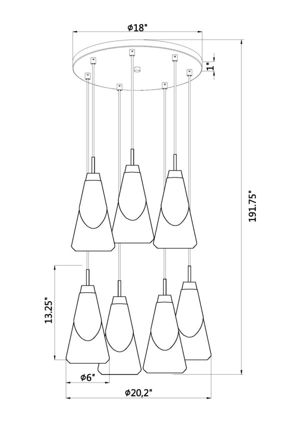 Z-Lite Aimie 7-Light Candelabra Bulb Base Brushed Nickel Steel Frame Feathered White Glass Shade Chandelier
