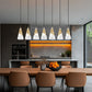 Z-Lite Aimie 7-Light Candelabra Bulb Base Modern Gold Steel Frame Feathered White Glass Shade Linear Chandelier